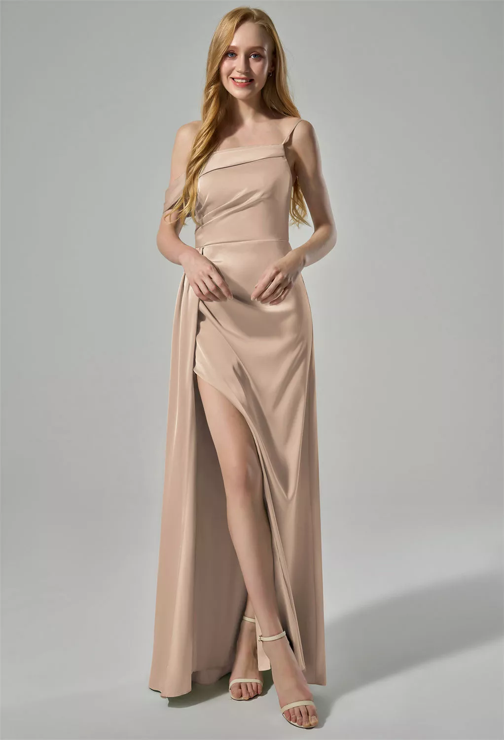 AW Kiera Taupe  Bridesmaid Dresses
